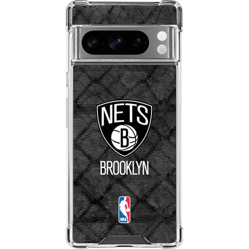 NBA Brooklyn Nets Dark Rust Google Pixel 8 Pro Clear Case
